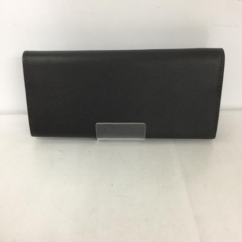 ダンヒル DUNHILL 財布 長財布 SIDECAR FP1010E 箱有 ワンポイント ダークブラウン / ダークブラウン /  メンズ USED 古着 中古 10126453