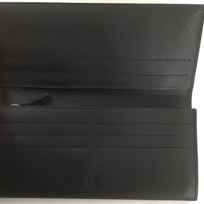 ダンヒル DUNHILL 財布 長財布 SIDECAR FP1010E 箱有 ワンポイント ダークブラウン / ダークブラウン /  メンズ USED 古着 中古 10126453