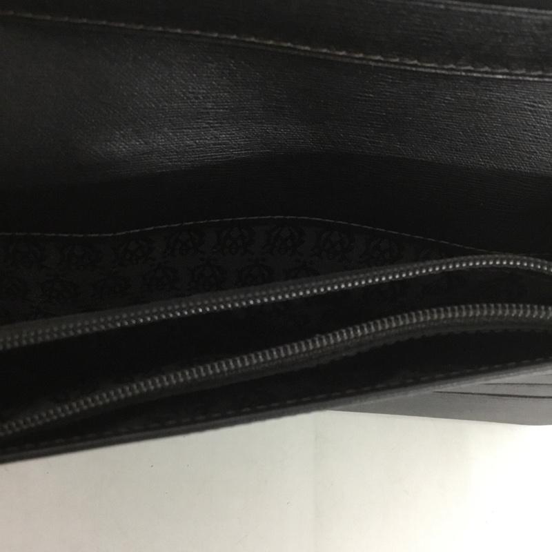 ダンヒル DUNHILL 財布 長財布 SIDECAR FP1010E 箱有 ワンポイント ダークブラウン / ダークブラウン /  メンズ USED 古着 中古 10126453