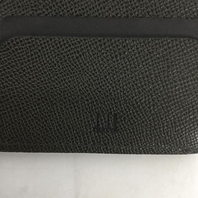 ダンヒル DUNHILL 財布 長財布 BOURDON 箱有 ワンポイント ダークグレー / ダークグレー /  メンズ USED 古着 中古 10126454