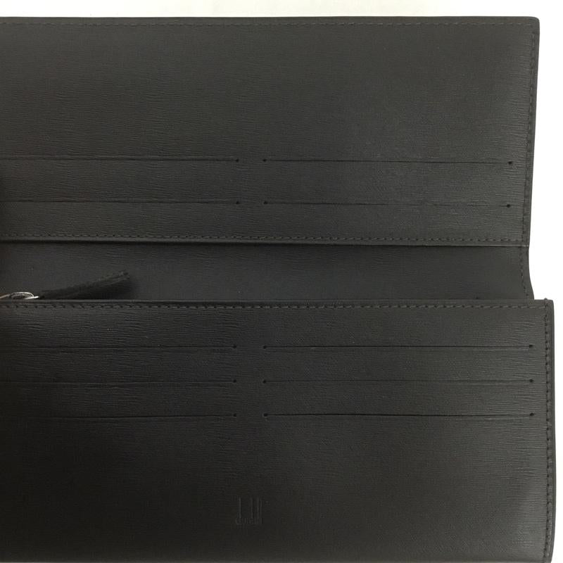 ダンヒル DUNHILL 財布 長財布 SIDECAR FP1010E 箱有 ワンポイント ダークブラウン / ダークブラウン /  メンズ USED 古着 中古 10126455