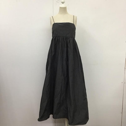 ローリーズファーム LOWRYS FARM ワンピース ロングスカート LF723076AD スクエアボリュームキャミワンピース FREE 無地 灰 / グレー /  レディース USED 古着 中古 10126464