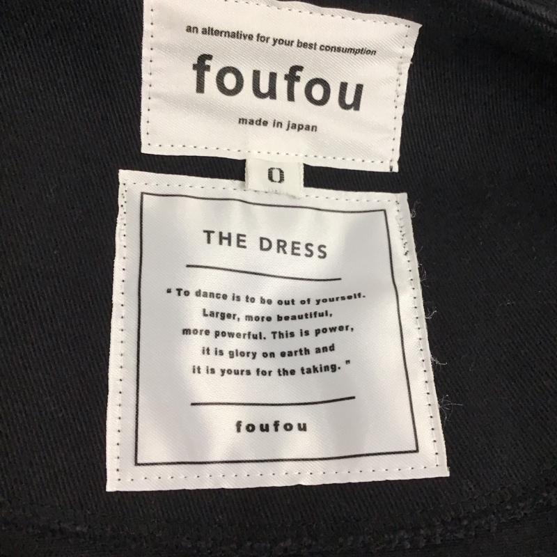 古着 USED ワンピース ロングスカート foufou カシュクールワンピース 長袖 0 無地 紺 / ネイビー /  レディース USED 古着 中古 10126465