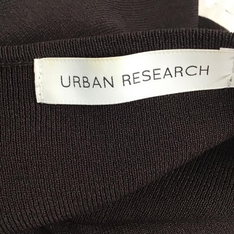 アーバンリサーチ URBAN RESEARCH ニット、セーター 長袖 UR04-22X004 スクエアネックニット FREE 無地 ダークブラウン / ダークブラウン /  レディース USED 古着 中古 10126467