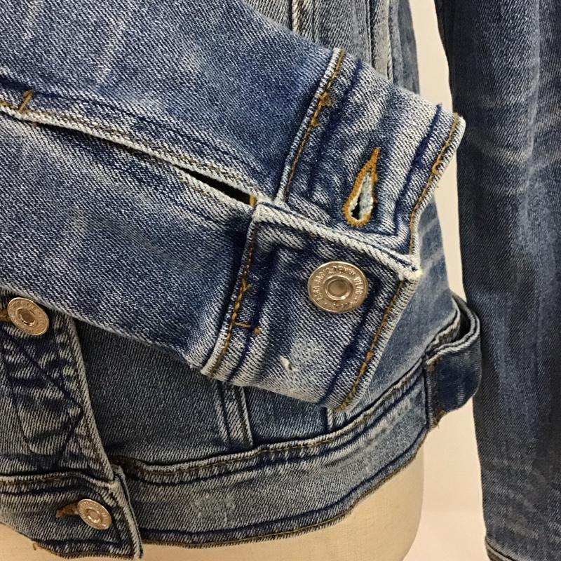 ザラ ZARA ジャケット、上着 ジャケット、ブレザー デニムジャケット S 無地 青 / ブルー /  レディース USED 古着 中古 10126472