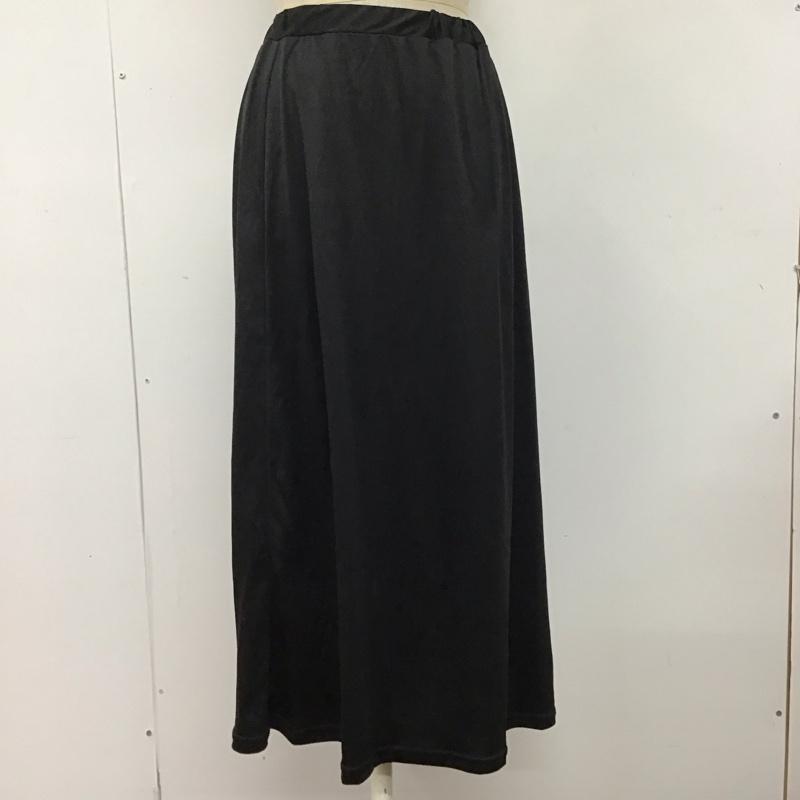 ローリーズファーム LOWRYS FARM スカート ロングスカート LF523016MC チュール フリル FREE 無地 黒 / ブラック /  レディース USED 古着 中古 10126473