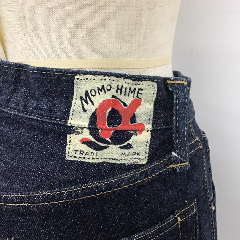 フォーティーファイブアールピーエム 45RPM パンツ デニム、ジーンズ MOMOHIME ロゴ、文字 青 / ブルー /  レディース USED 古着 中古 10126476
