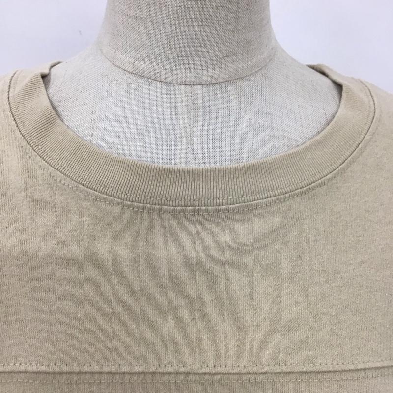 レプシィム LEPSIM Tシャツ 半袖 半袖カットソー プリントTシャツ クルーネックカットソー FREE ロゴ、文字 ベージュ / ベージュ /  レディース USED 古着 中古 10126490