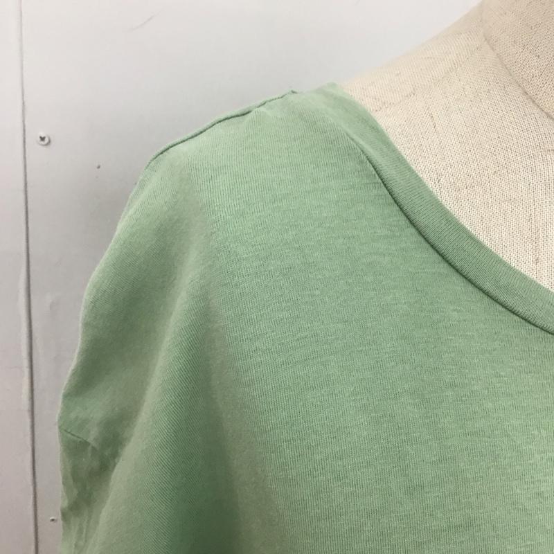 ザラ ZARA ワンピース ひざ丈スカート 長袖ワンピース ロングワンピース フレアスカート S 無地 カーキ / カーキ /  レディース USED 古着 中古 10126497