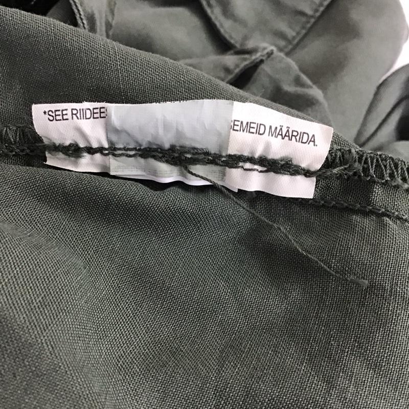 ザラ ZARA シャツ、ブラウス 長袖 長袖シャツ 無地シャツ カラーシャツ ミリタリーシャツ M 無地 カーキ / カーキ /  レディース USED 古着 中古 10126498