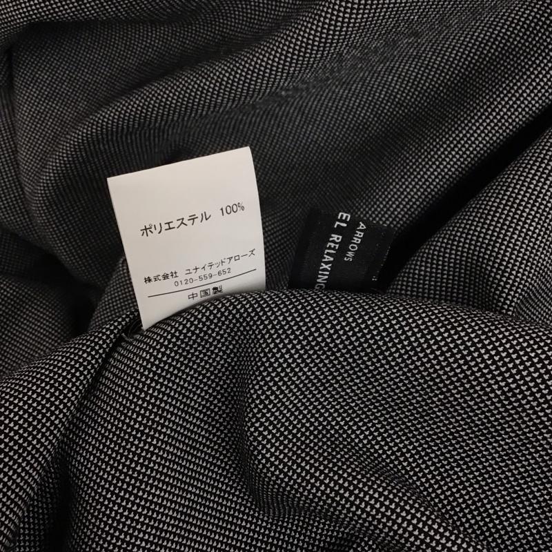 グリーンレーベルリラクシング green label relaxing ワンピース ロングスカート 長袖ロングワンピース ノーカラーシャツワンピース 前開き  白 / ホワイト / X 黒 / ブラック /  レディース USED 古着 中古 10126499