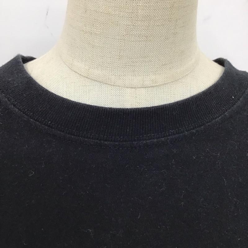 ミルクフェド MILKFED. Tシャツ 半袖 半袖カットソー プリントTシャツ クルーネックカットソー M ロゴ、文字 黒 / ブラック /  レディース USED 古着 中古 10126500