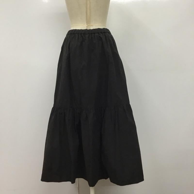 アーバンリサーチ URBAN RESEARCH スカート ロングスカート ロングスカート フレアスカート カジュアルスカート FREE 無地 黒 / ブラック /  レディース USED 古着 中古 10126503
