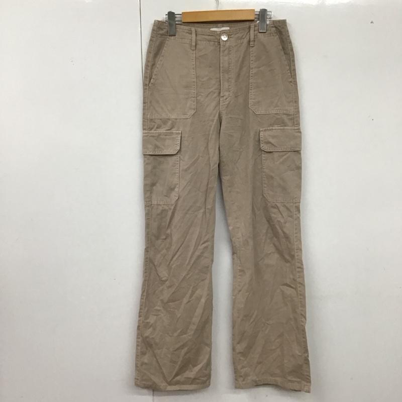 ザラ ZARA パンツ ワークパンツ、ペインターパンツ ワークパンツ ワイドパンツ カジュアルパンツ カーゴパンツ 36インチ 無地 ベージュ / ベージュ /  レディース USED 古着 中古 10126504