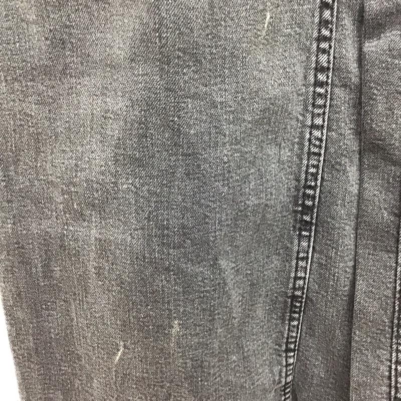 ザラ ZARA パンツ デニム、ジーンズ デニムパンツ ワイドパンツ カジュアルパンツ ストレッチパンツ 38 無地 黒 / ブラック /  レディース USED 古着 中古 10126505