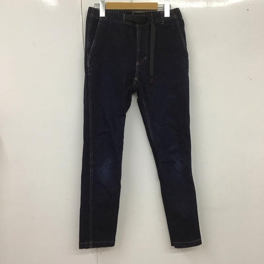 グラミチ GRAMICCI パンツ デニム、ジーンズ 0157-dej デニムテーパードパンツ カジュアルパンツ L 無地 インディゴ / インディゴ /  レディース USED 古着 中古 10126519
