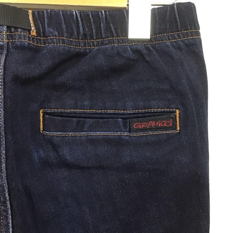 グラミチ GRAMICCI パンツ デニム、ジーンズ 0157-dej デニムテーパードパンツ カジュアルパンツ L 無地 インディゴ / インディゴ /  レディース USED 古着 中古 10126519