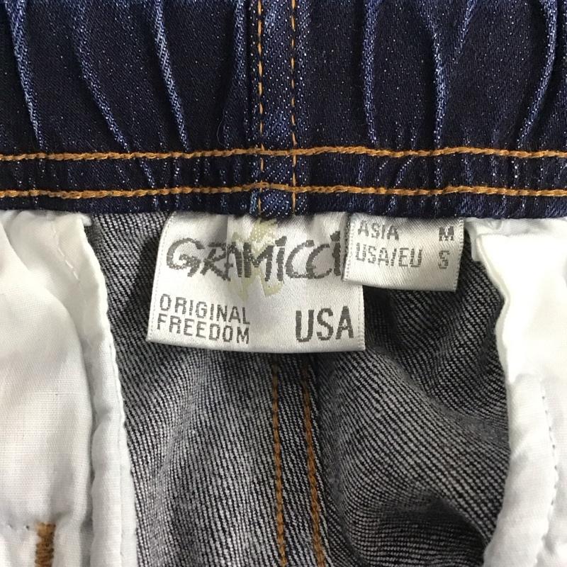 グラミチ GRAMICCI パンツ デニム、ジーンズ 0157-dej デニムテーパードパンツ カジュアルパンツ L 無地 インディゴ / インディゴ /  レディース USED 古着 中古 10126519