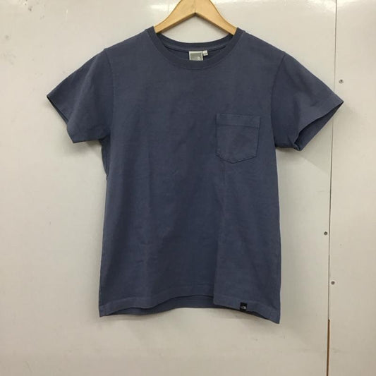 ザノースフェイス THE NORTH FACE Tシャツ 半袖 ntw81832 GDHVYCOTTONT 半袖カットソー Tシャツ M 無地 青 / ブルー /  レディース USED 古着 中古 10126537