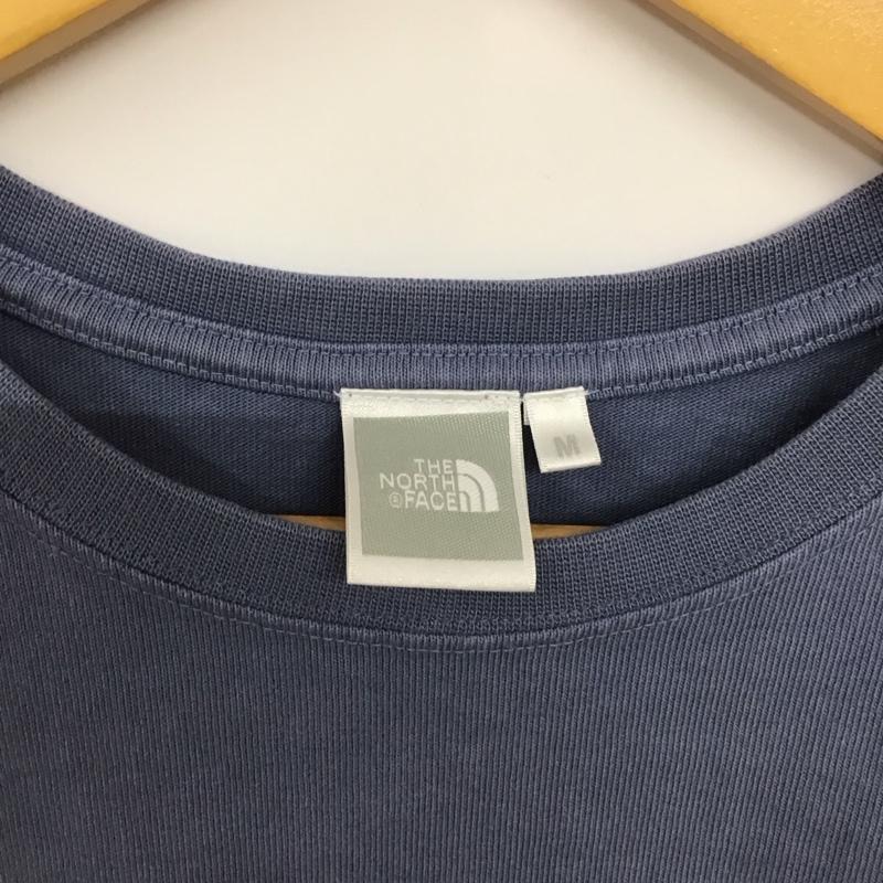 ザノースフェイス THE NORTH FACE Tシャツ 半袖 ntw81832 GDHVYCOTTONT 半袖カットソー Tシャツ M 無地 青 / ブルー /  レディース USED 古着 中古 10126537