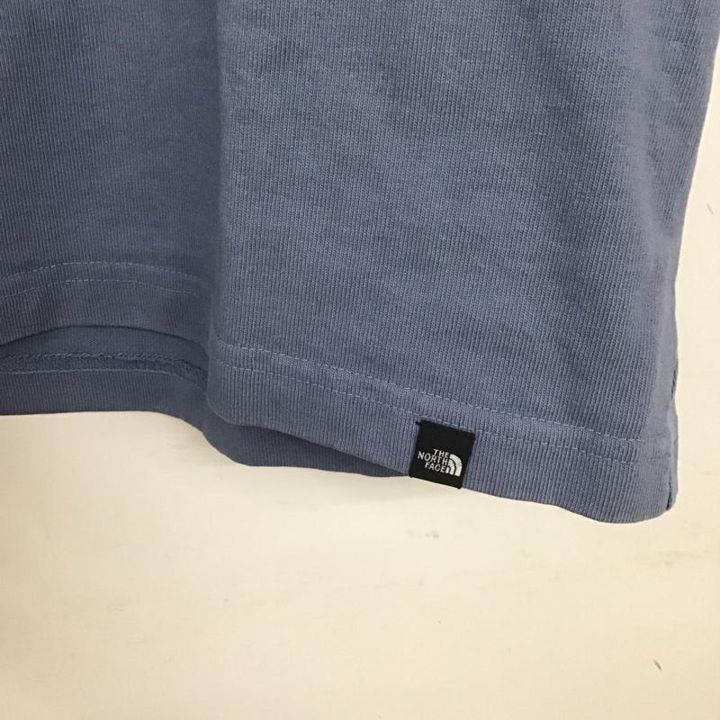 ザノースフェイス THE NORTH FACE Tシャツ 半袖 ntw81832 GDHVYCOTTONT 半袖カットソー Tシャツ M 無地 青 / ブルー /  レディース USED 古着 中古 10126537