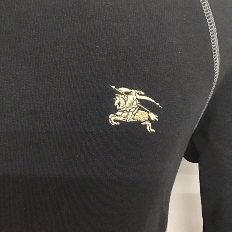 バーバリーブラックレーベル BURBERRY BLACK LABEL パーカー 長袖 ジップパーカー 2 無地 黒 / ブラック /  メンズ USED 古着 中古 10126547