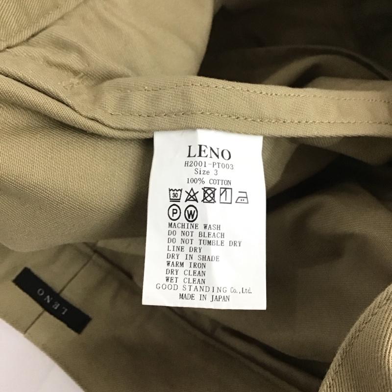 リノ LENO パンツ ショートパンツ H2001-PT003 グルカショートトラウザーズ 3 無地 ベージュ / ベージュ /  レディース USED 古着 中古 10126555