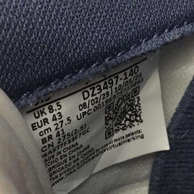 ナイキ NIKE スニーカー スニーカー DZ3497-140 JORDAN AIR SHIP PE SP 27.5cm 箱有 27.5cm ロゴ、文字 白 / ホワイト / X 青 / ブルー /  メンズ USED 古着 中古 10126560