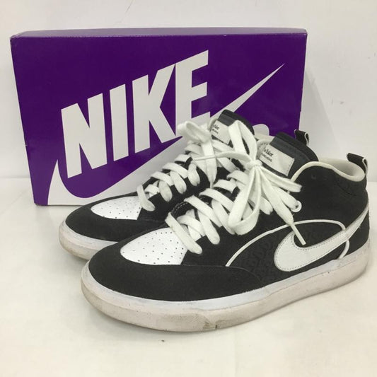 ナイキ NIKE スニーカー スニーカー DX4361 001 SB REACT LEO スケートボード 26.5cm 箱有 26.5cm ロゴ、文字 黒 / ブラック / X 白 / ホワイト /  メンズ USED 古着 中古 10126561