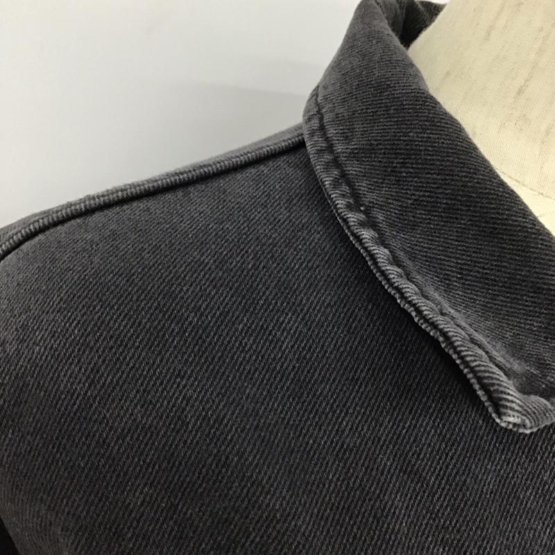 ザラ ZARA ジャケット、上着 ジャケット、ブレザー デニムジャケット M 無地 黒 / ブラック /  レディース USED 古着 中古 10126565