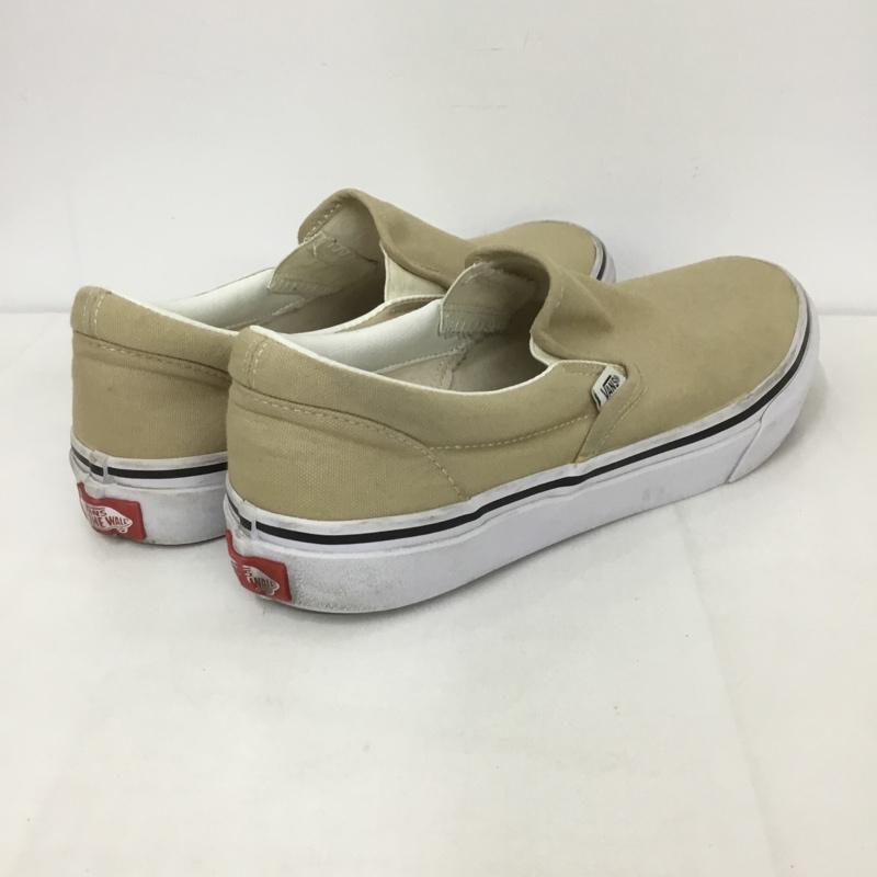 バンズ VANS スリッポン スリッポン V98CLA SLIP ON スニーカー 26.5cm 26.5cm ロゴ、文字 ベージュ / ベージュ / X 白 / ホワイト /  メンズ USED 古着 中古 10126566