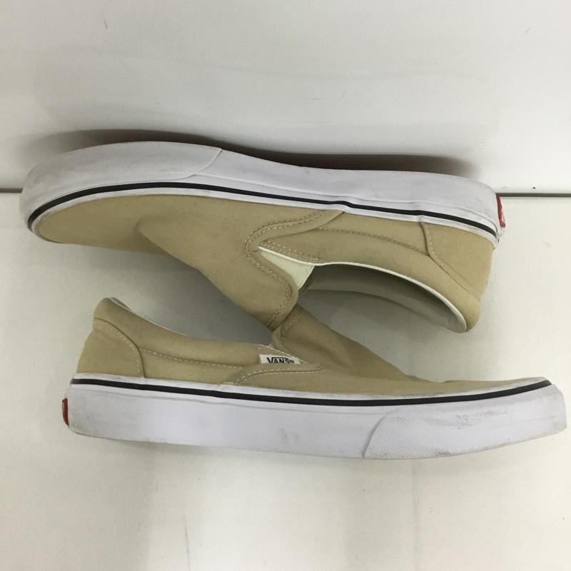バンズ VANS スリッポン スリッポン V98CLA SLIP ON スニーカー 26.5cm 26.5cm ロゴ、文字 ベージュ / ベージュ / X 白 / ホワイト /  メンズ USED 古着 中古 10126566
