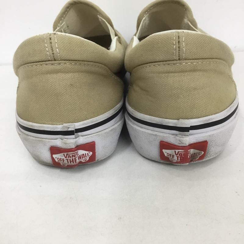 バンズ VANS スリッポン スリッポン V98CLA SLIP ON スニーカー 26.5cm 26.5cm ロゴ、文字 ベージュ / ベージュ / X 白 / ホワイト /  メンズ USED 古着 中古 10126566