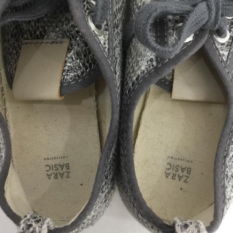 ザラ ZARA スニーカー スニーカー 2744 001 004 ローカット EU36  ダークグレー / ダークグレー /  レディース USED 古着 中古 10126570