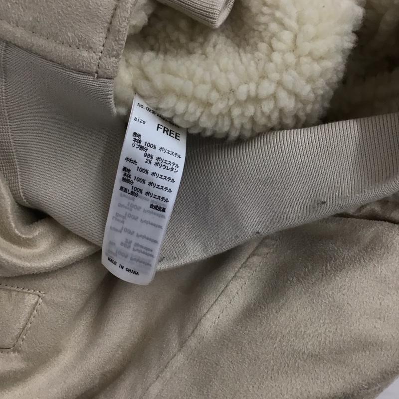 マウジー MOUSSY ジャケット、上着 ジャンパー、ブルゾン 029FAA30-5040 FREE 無地 ベージュ / ベージュ /  レディース USED 古着 中古 10126571