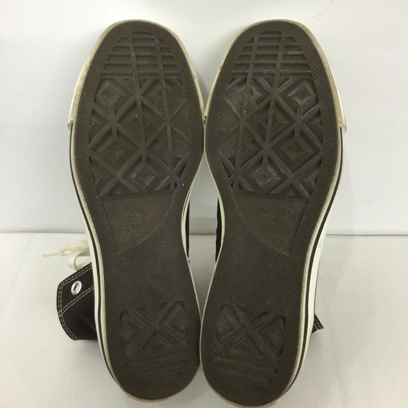 コンバース CONVERSE スニーカー スニーカー OKHR ALL STAR J HI 日本製 5 1/2 ロゴ、文字 ダークブラウン / ダークブラウン /  レディース USED 古着 中古 10126575