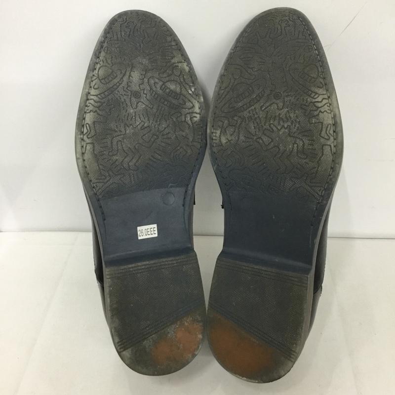 ジェロニモ GERONIMO ローファー ローファー キース へリング コインローファー 26.0 26.0cm 無地 紺 / ネイビー /  メンズ USED 古着 中古 10126576