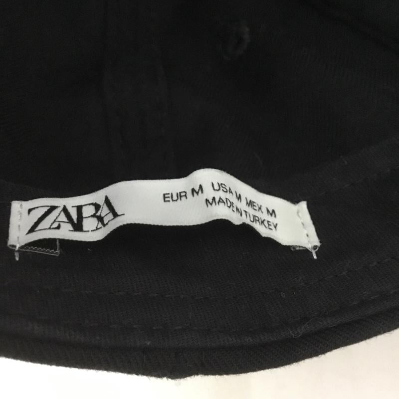 ザラ ZARA 帽子 キャップ 無地 黒 / ブラック /  レディース USED 古着 中古 10126586