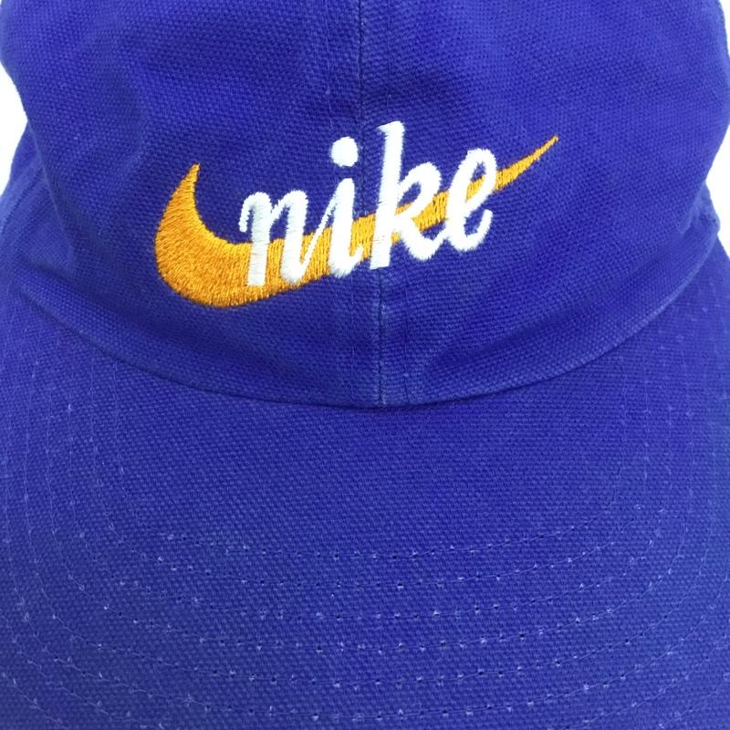 ナイキ NIKE 帽子 キャップ S8CCH 90年代 台湾製 ロゴ、文字 青 / ブルー /  メンズ USED 古着 中古 10126588