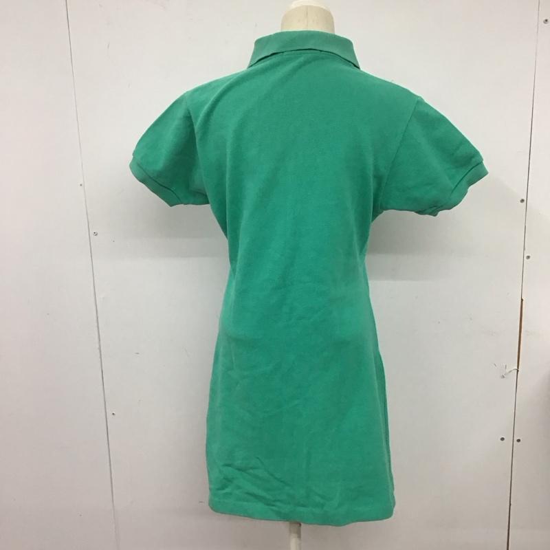 バーバリーズ BURBERRYS ワンピース ミニスカート ポロシャツ L 無地 緑 / グリーン /  レディース USED 古着 中古 10126592