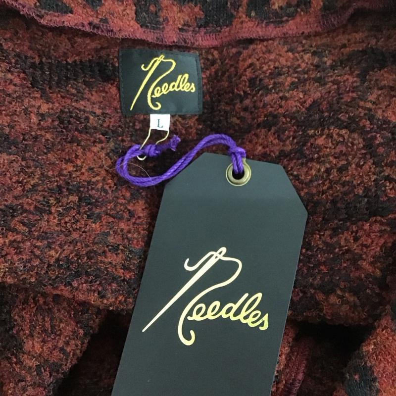 ニードルス Needles カーディガン 長袖 長袖ニット ニットカーディガン 前ボタン L 総柄 マルチカラー / マルチカラー /  メンズ USED 古着 中古 10126595
