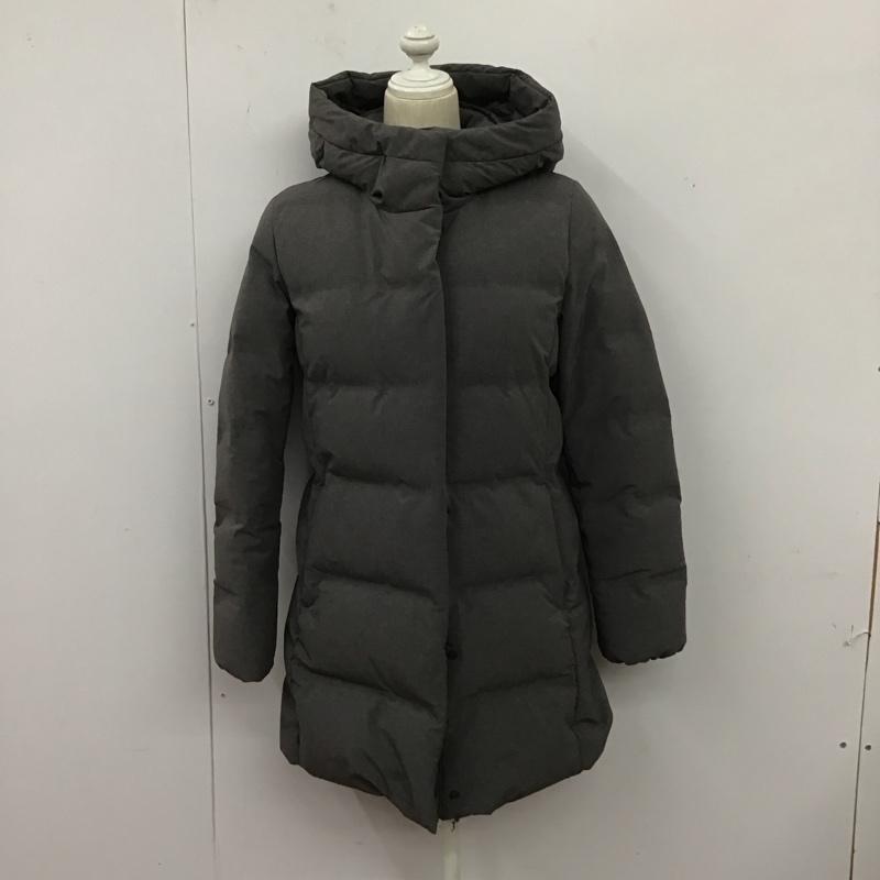ユニクロ UNIQLO コート ダウンコート 212-420252 シームレスダウンショートコート M 無地 灰 / グレー /  レディース USED 古着 中古 10126602