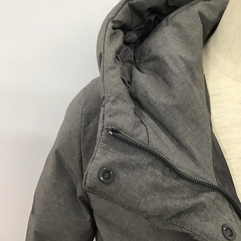 ユニクロ UNIQLO コート ダウンコート 212-420252 シームレスダウンショートコート M 無地 灰 / グレー /  レディース USED 古着 中古 10126602