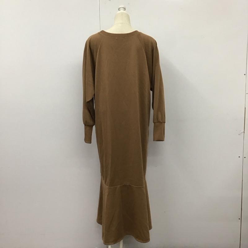 レプシィム LEPSIM ワンピース ロングスカート FREE 無地 茶 / ブラウン /  レディース USED 古着 中古 10126603