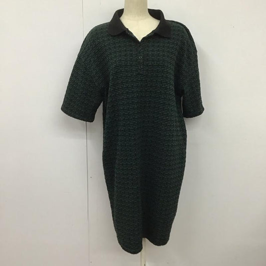 ザラ ZARA ワンピース ミニスカート ポロ L  緑 / グリーン /  レディース USED 古着 中古 10126607