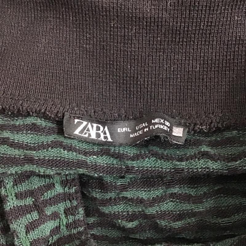 ザラ ZARA ワンピース ミニスカート ポロ L  緑 / グリーン /  レディース USED 古着 中古 10126607