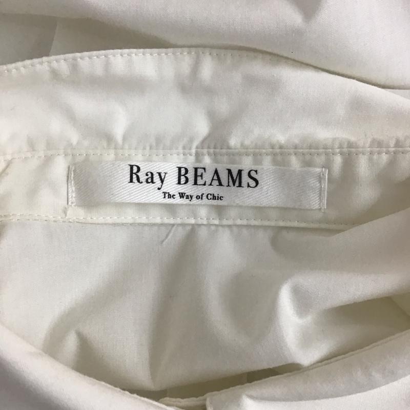 レイビームス Ray BEAMS シャツ、ブラウス 長袖 無地 白 / ホワイト /  レディース USED 古着 中古 10126609