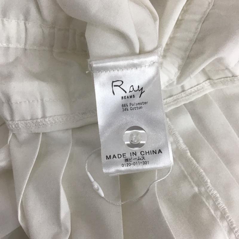 レイビームス Ray BEAMS シャツ、ブラウス 長袖 無地 白 / ホワイト /  レディース USED 古着 中古 10126609
