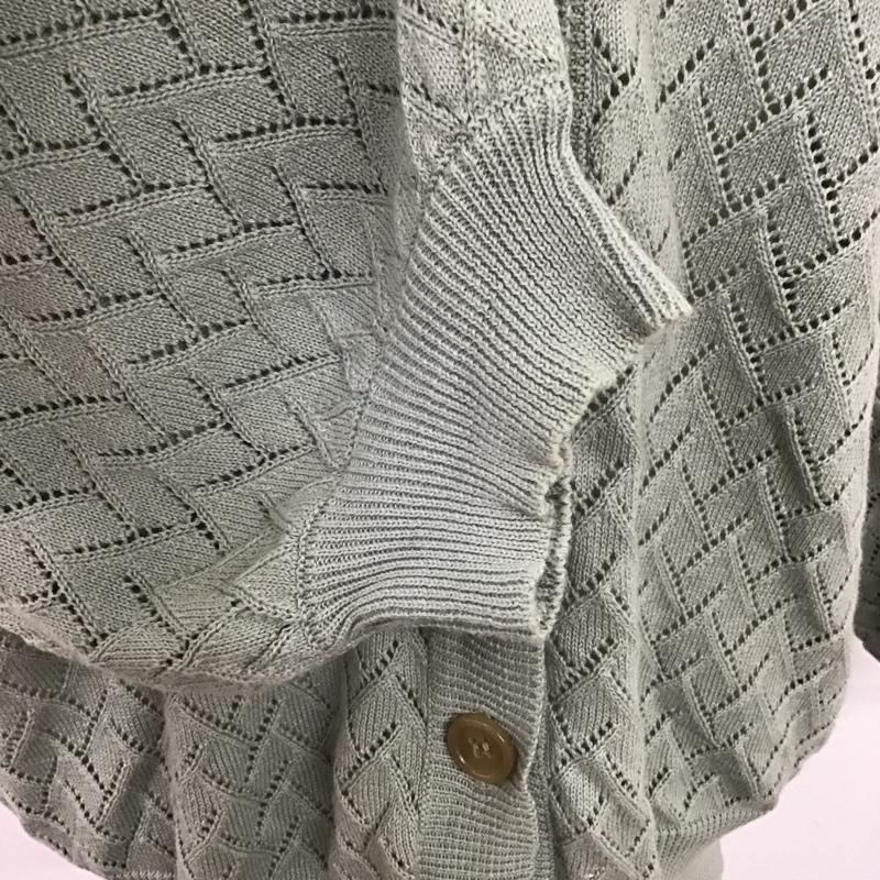 エヘカソポ ehka sopo カーディガン 七分袖 FREE 無地 マルチカラー / マルチカラー /  レディース USED 古着 中古 10126611