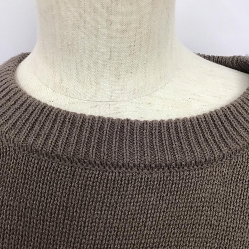 サマンサモスモス Samansa Mos2 ニット、セーター 長袖 FREE ロゴ、文字 茶 / ブラウン /  レディース USED 古着 中古 10126612